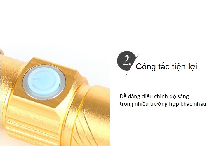 Mini portable USB rechargeable flashlight HN-Q5