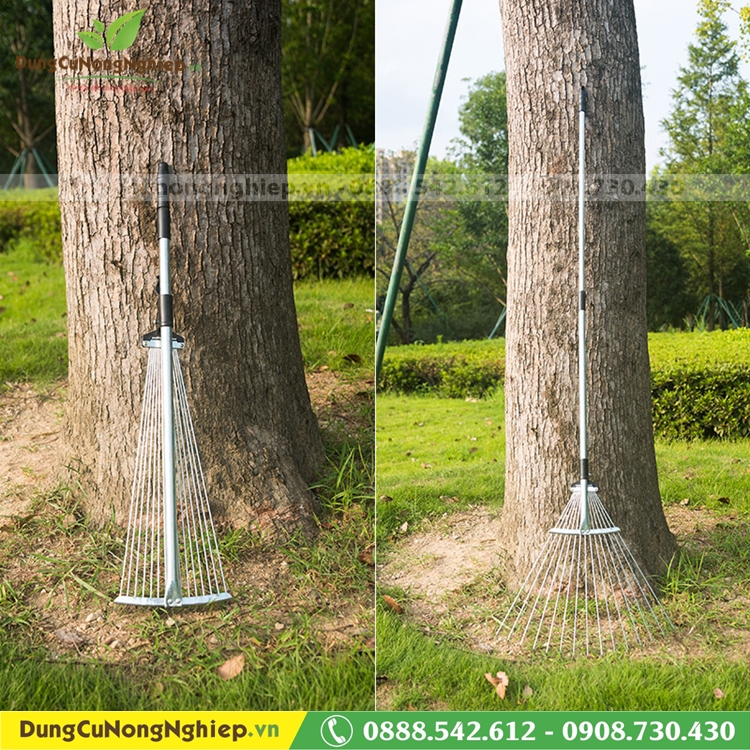 Cào lá cào rác xếp gọn 15 răng thép