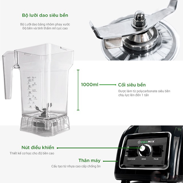 Máy xay sinh tố công nghiệp PROMIX PM–819B