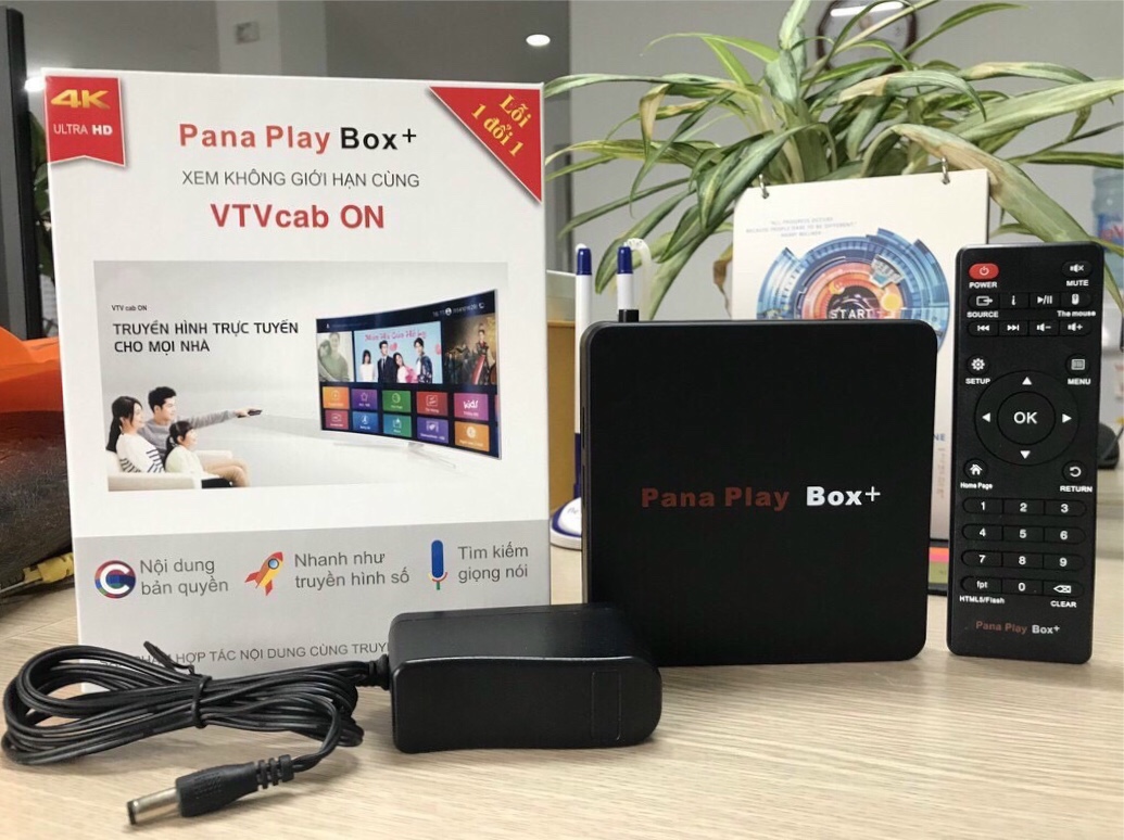 pana play box 4k ultra hd - android tv box