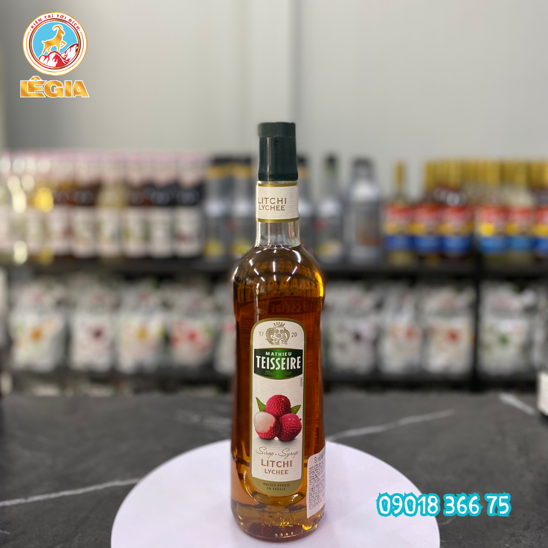 Siro teisseire vải 700ml - teisseire lychee syrup