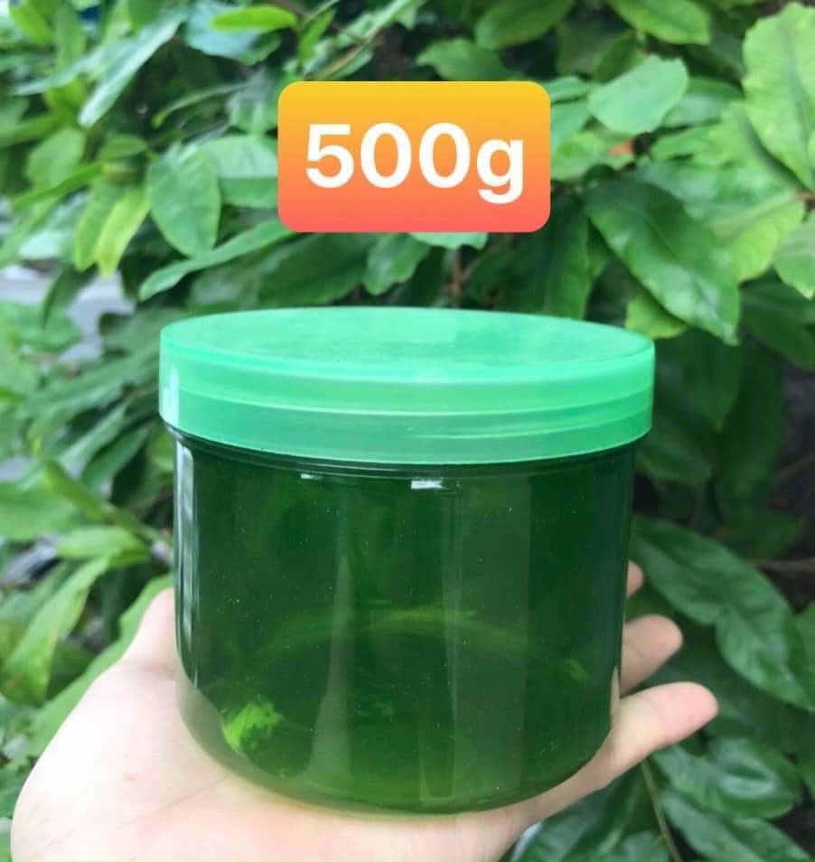 Hủ 500gr màu cam (tặng muỗng múc kem)