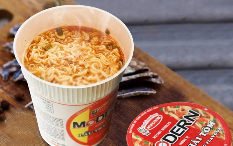 Combo 3 ly Mì Modern lẩu Thái tôm ly 65g