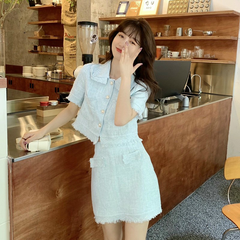 [25-27.4 Hoàn tiền 15%] SÉT VEST GỒM ÁO VÀ CHÂN VÁY( CHÂN VÁY CÓ LÓT) SIÊU SANG SIÊU ĐẸP - RISE SHOPP -LĐ