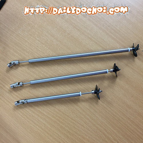 Trục chân vịt có kèm khớp chuyển động mềm lõi 3mm