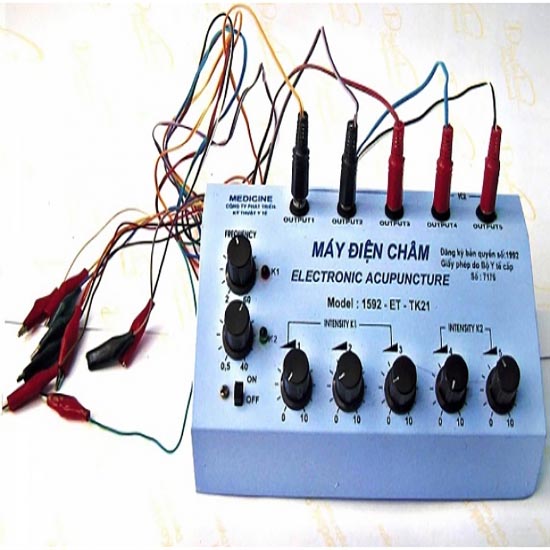 Máy Châm Cứu 5 Giắc 10 Kim Việt Nam