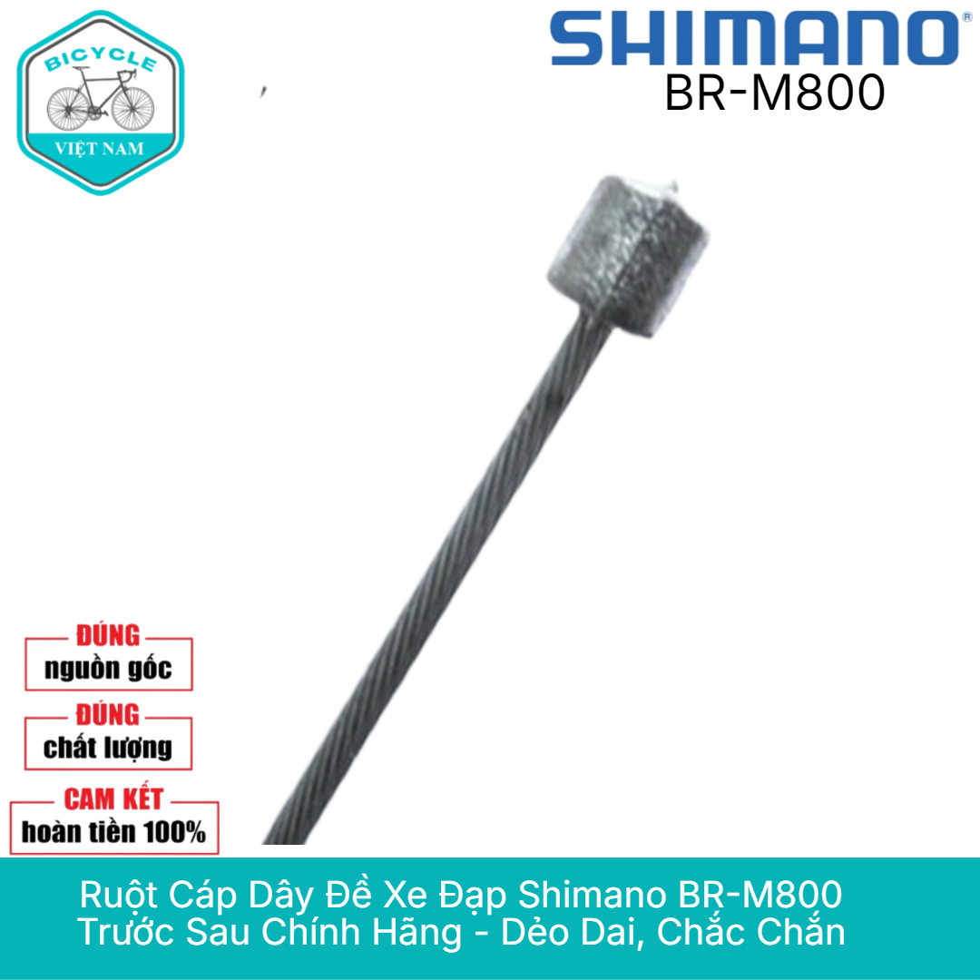 Ruột Cáp Dây Đề Xe Đạp Shimano BR-M800 Trước Sau Chính Hãng - Dẻo Dai, Chắc Chắn