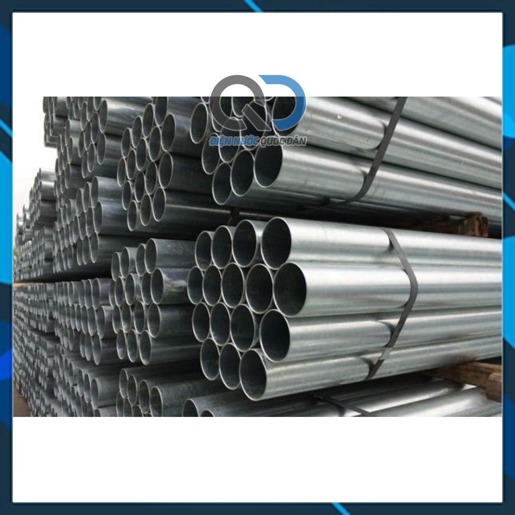 Ống sắt tròn mạ kẽm phi 21 và phi 27 - cực kỳ chắc chắn