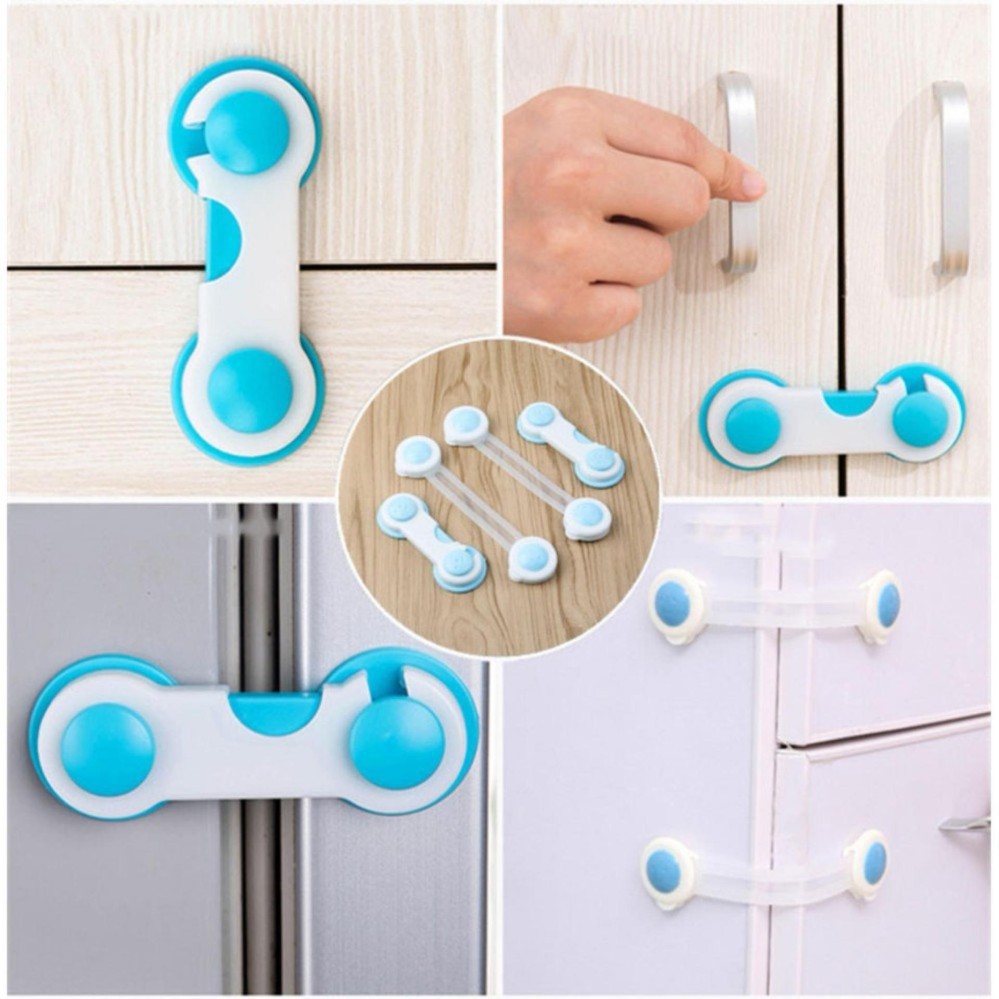 Bộ 2 chiếc khóa chặn cửa tủ lạnh mẫu mới