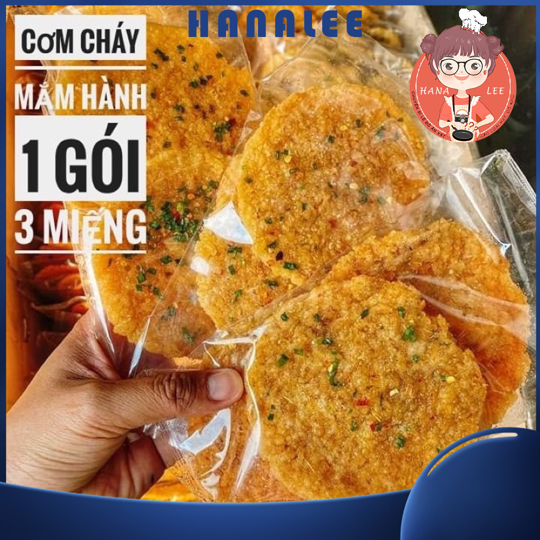 Cơm cháy mắm hành siêu ngon - gói 3 miếng
