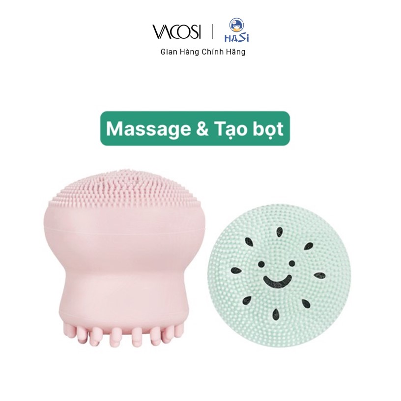 (QUÀ TẶNG) Dụng Cụ Rửa Mặt VACOSI - Massage và Tạo Bọt (giao màu ngẫu nhiên)