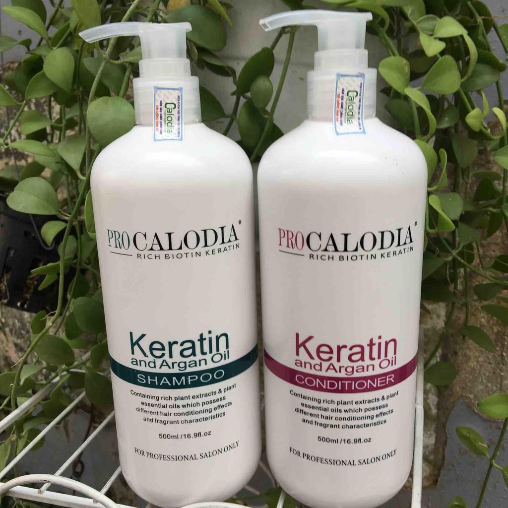 Dầu gội Keratin Calodia Shampoo 500ml