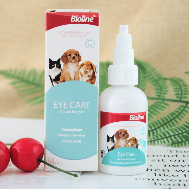 Nước nhỏ mắt cho chó mèo Eye Care Bioline 50ml