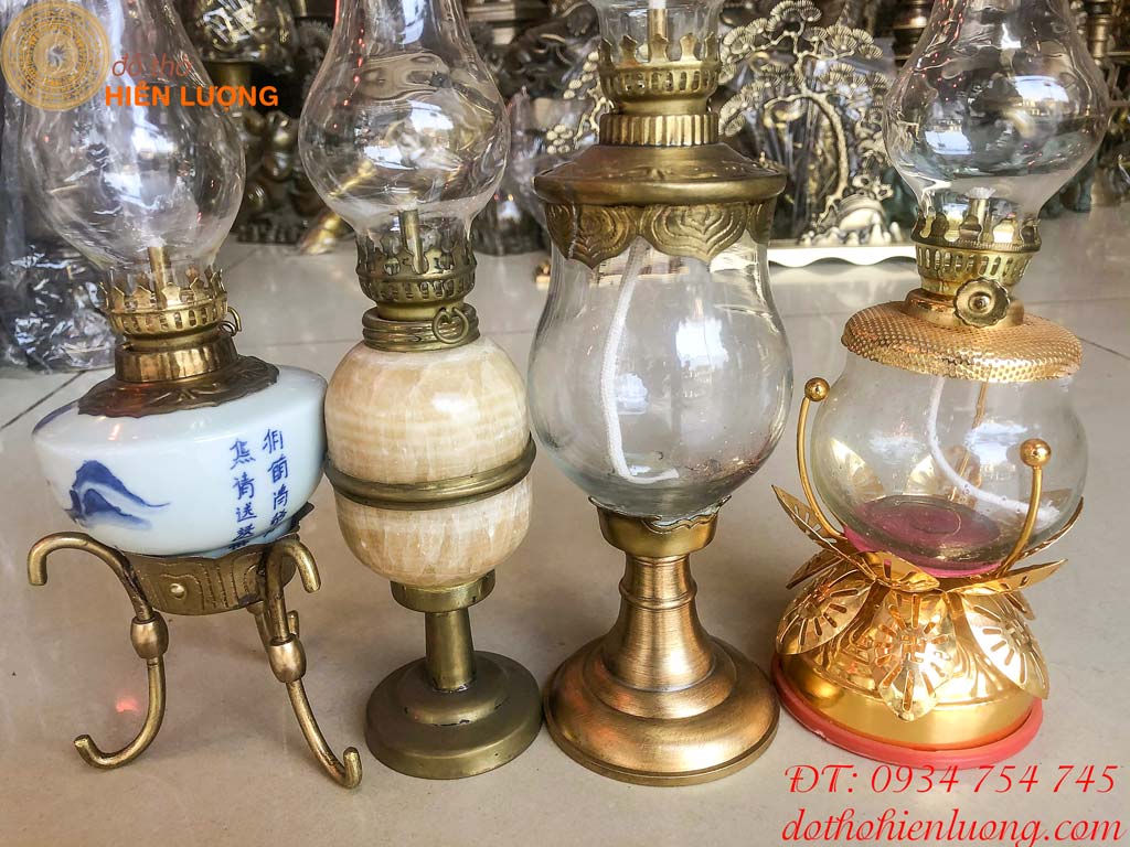 Đèn Dầu Bằng Đồng