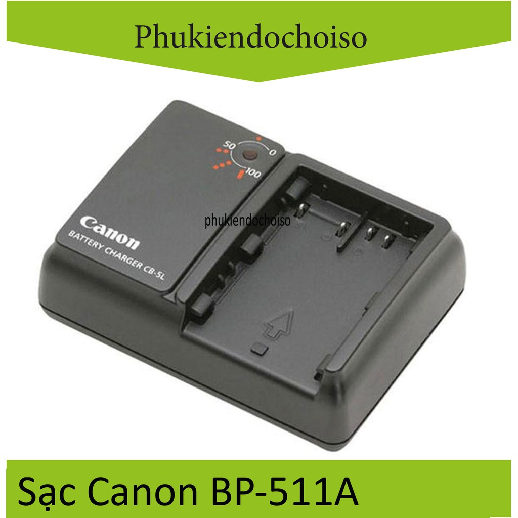 Sạc thay thế sạc máy ảnh canon bp-511a