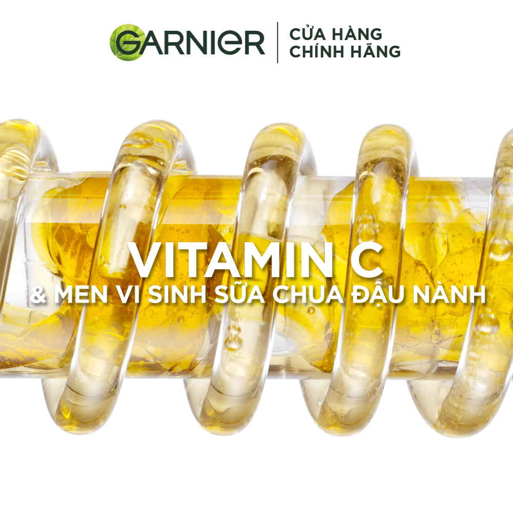 Bộ kem dưỡng da ngày đêm làm sáng và đều màu da Garnier Light Complete Vitamin C Serum Cream 50ml