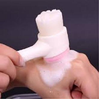 Cọ rửa mặt nano 2 đầu silicone siêu mềm