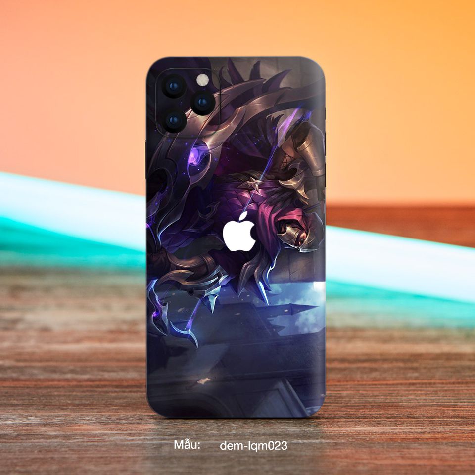 Miếng dán skin mẫu Liên Quân bộ 4 cho iPhone 7 Plus, 8 Plus, X, XS, XS Max, 11, 11 Pro, 11 Pro Max