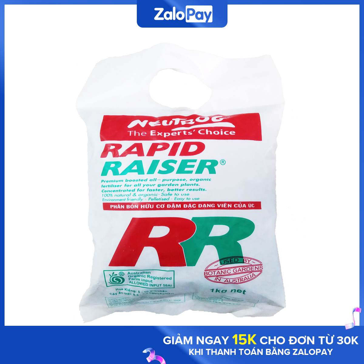 Phân Hữu Cơ Rapid Raiser Nhập Khẩu Từ Úc Túi 1 Kg
