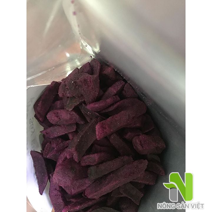 500gr Khoai Lang Tím sấy giòn (vụn )