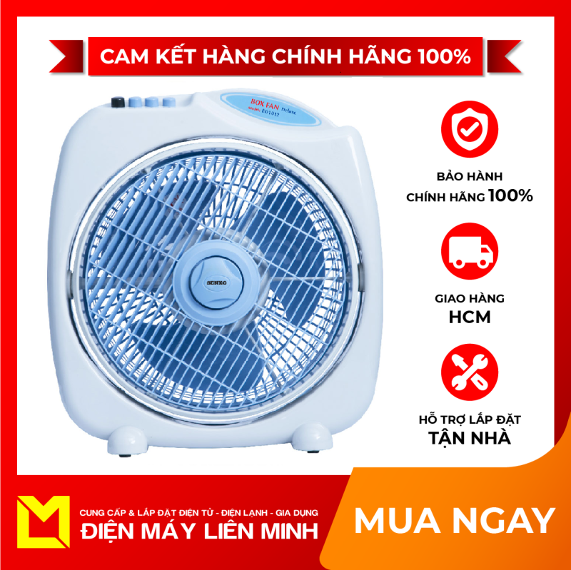 Quạt bàn Senko BD1012 Kem môn - Miễn phí vận chuyên HCM, giao hàng trong ngày