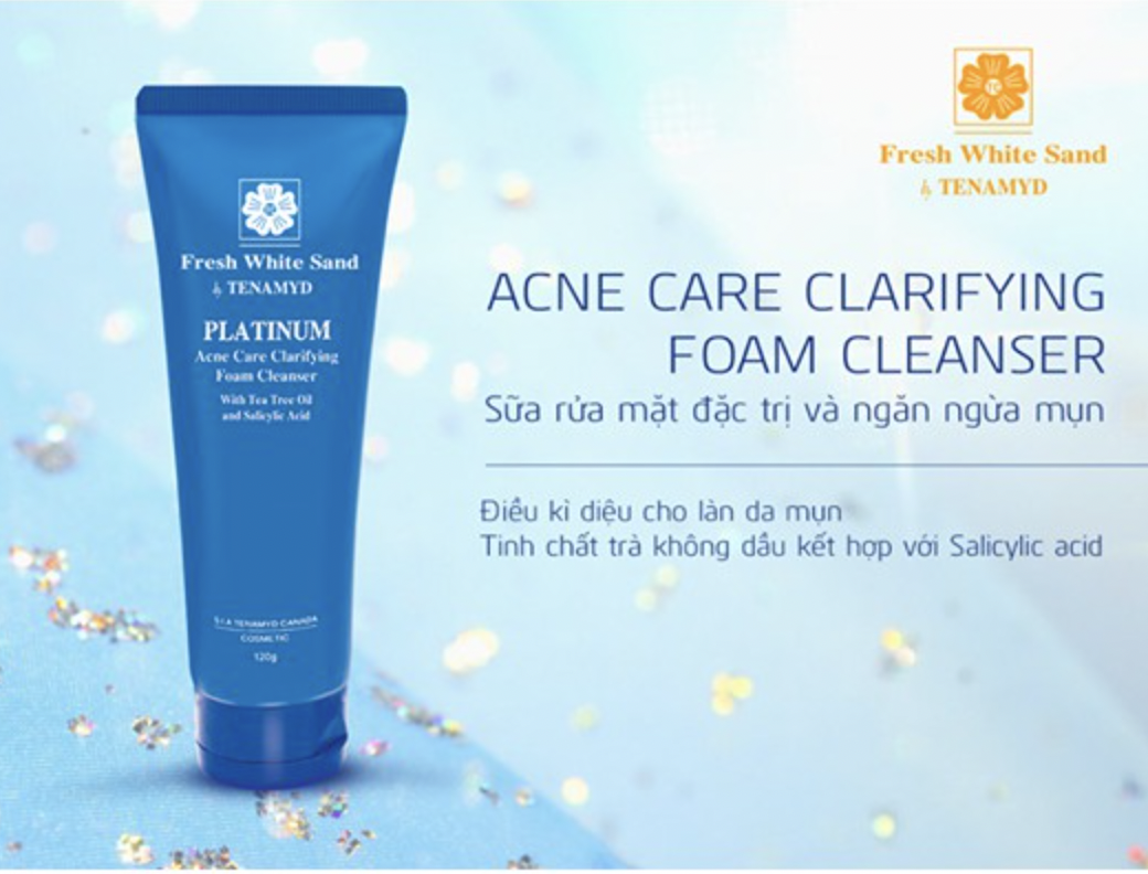 [120g] SỮA RỬA MẶT TENAMYD ACNE CARE CLARIFYING DÀNH CHO DA MỤN