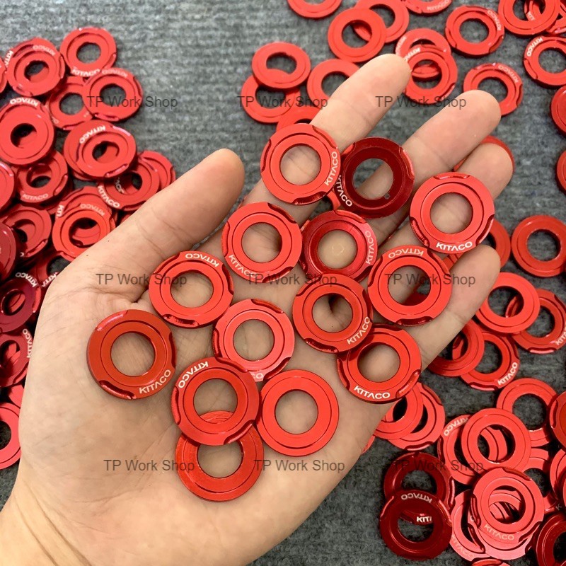 Lông đền nhôm đỏ kitaco 12mm 10mm