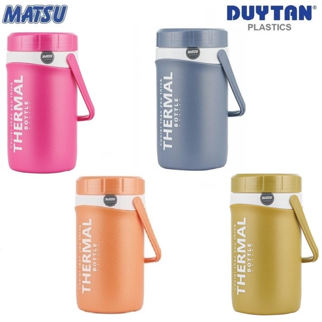 [GIỮ NHIỆT 8H] Bình giữ nhiệt nhựa 1.5 lít Matsu Hàng Chính Hãng. Bình đựng đá giữ nhiệt. Bình nóng lạnh