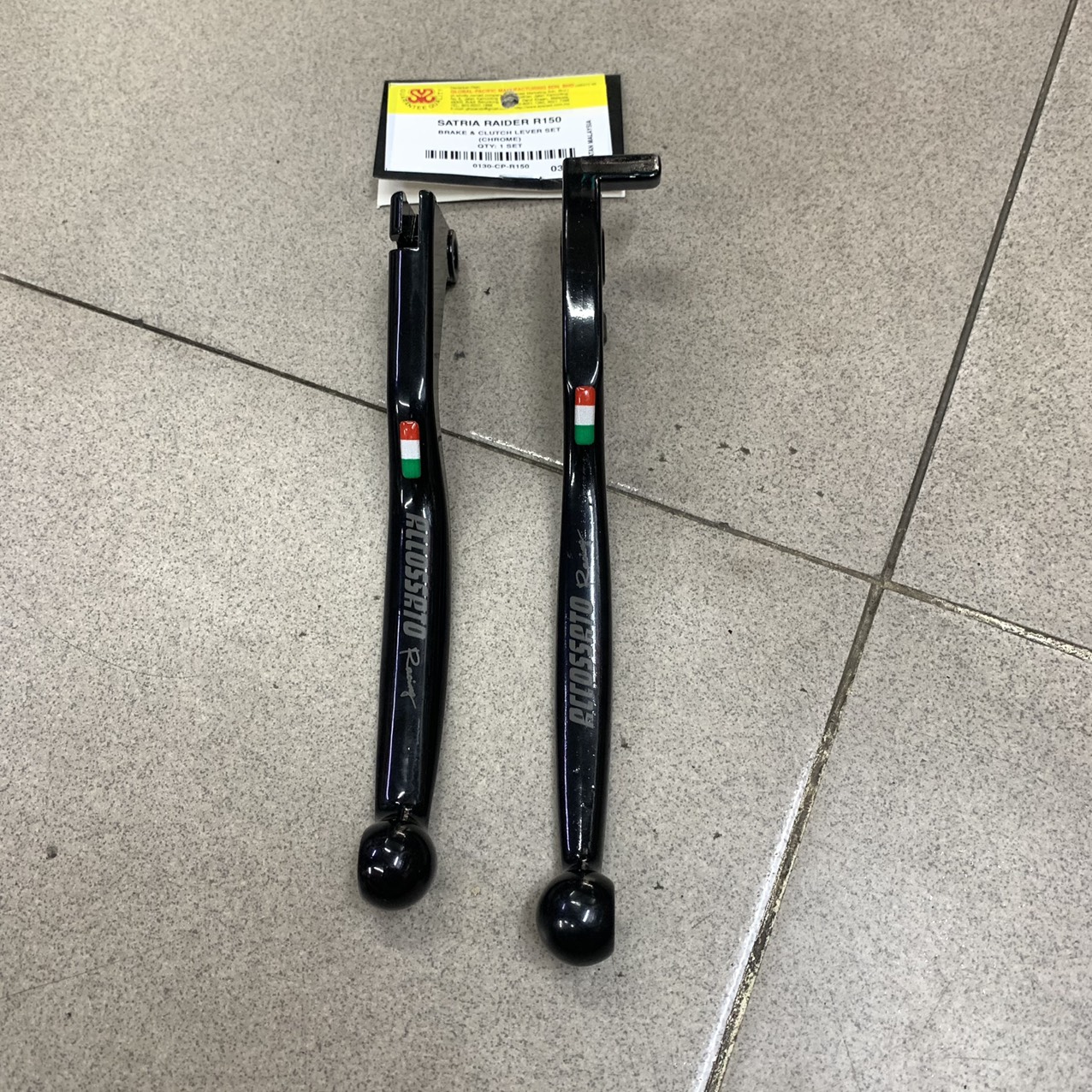 Tay thắng RAIDER Fi và SATRIA sơn đen ( 1 cặp )