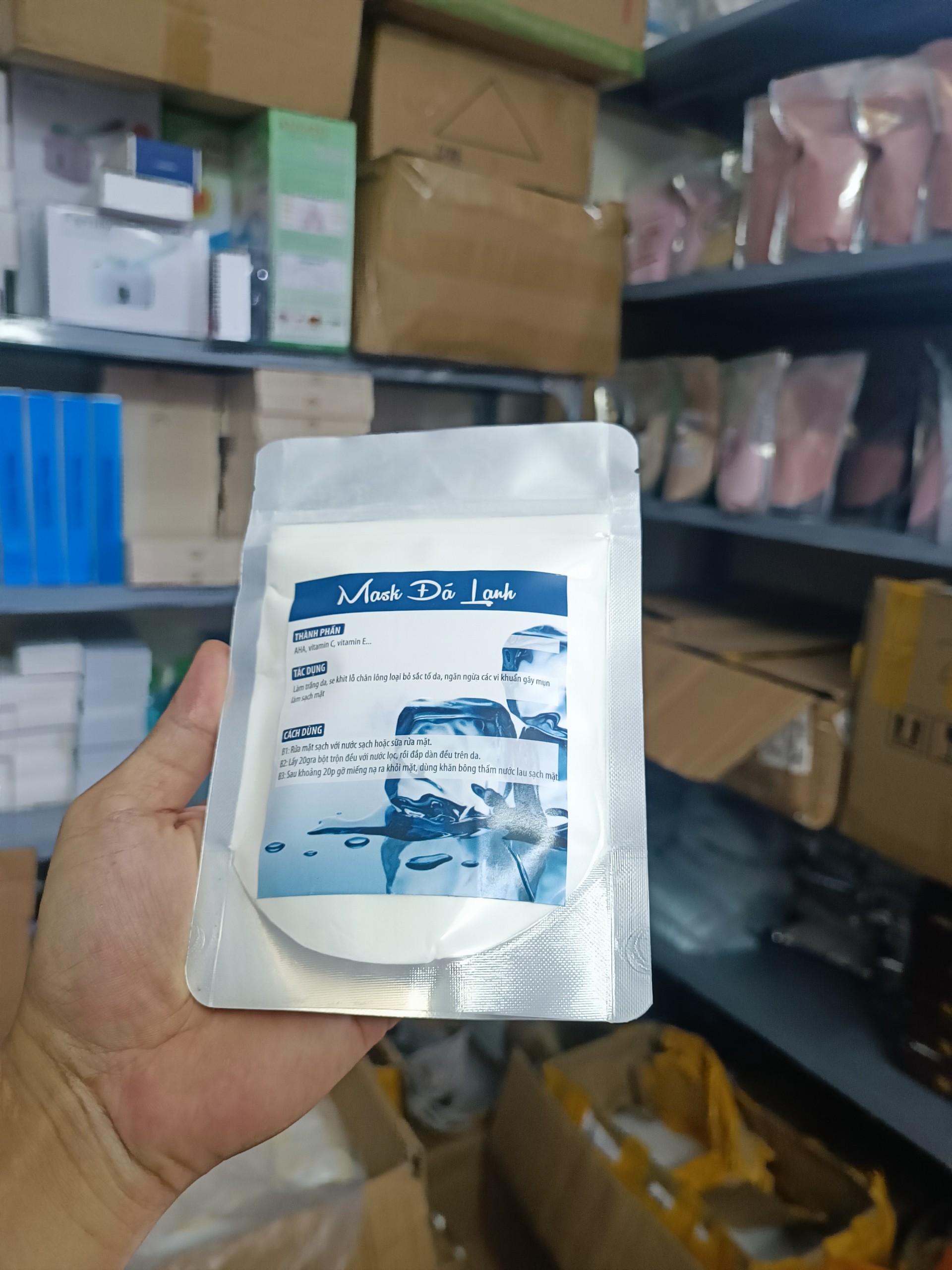 100g mặt nạ đá lạnh chăm sóc da