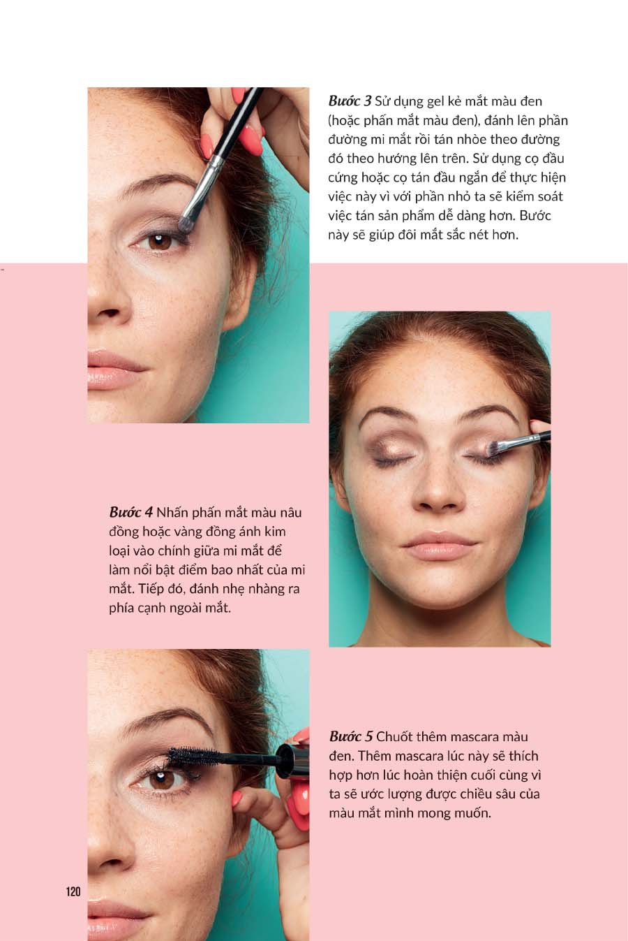 Sách The Makeup Manual - Trang Điểm Tự Nhiên, Học Cách Trang Điểm Từ A Z  - Á Châu Books, bìa cứng in màu