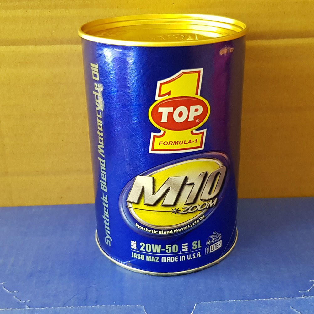 Nhớt xe số cao cấp Top 1 M10 SAE 20W50 0.8L (Sản phẩm mới nhậpUSA)