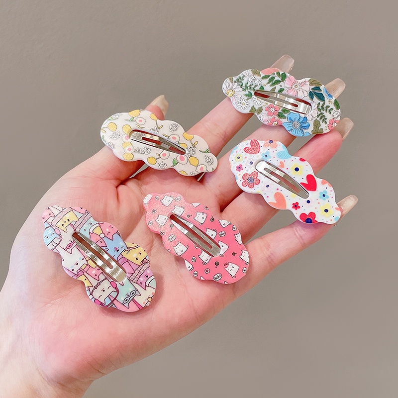 Set 5 Kẹp Tóc Dễ Thương Thời Trang Cho Bé Gái