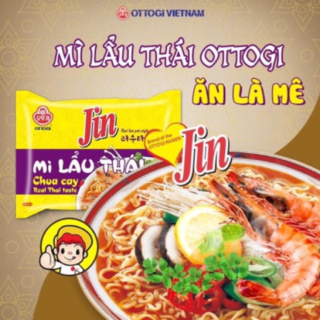 1 Thùng 20 gói Mì Lẩu Thái OTTOGI 115g