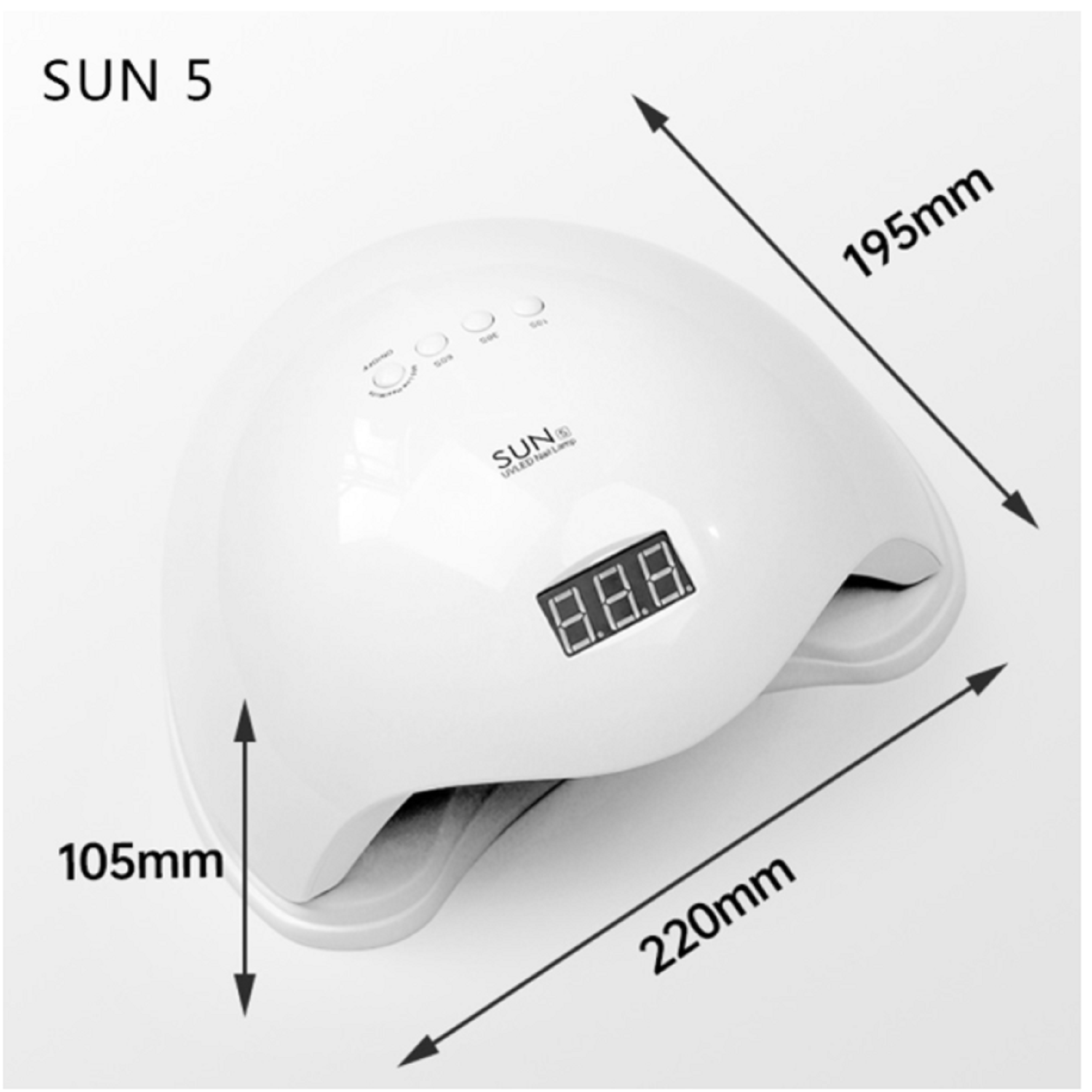 Đèn hơ khô móng tay chân UV Lamp 48w