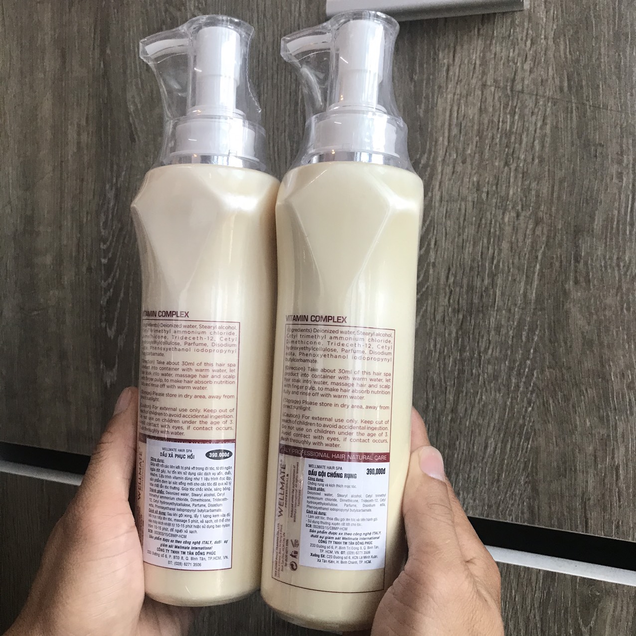 [Wellmate - chính hãng] [MẪU MỚI] Dầu gội chống rụng kích mọc tóc Wellmate 500ML