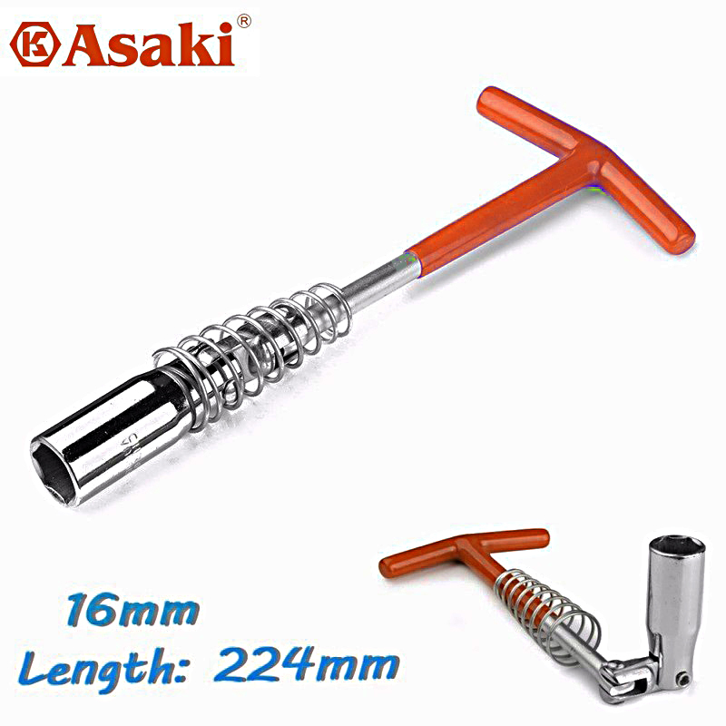Tháo chụp bugi - Khẩu mở bugi ô tô, xe máy 16mm,