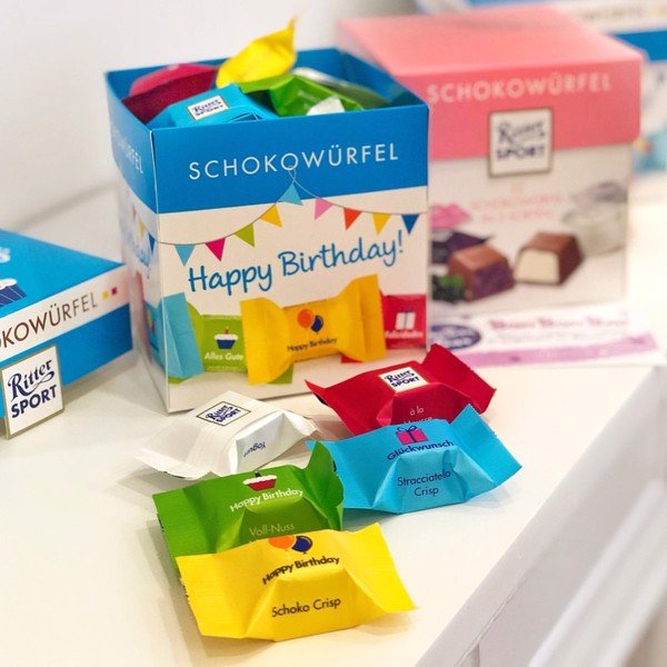 Chocolate Ritter Sport Bunter Mix hộp 176gr
