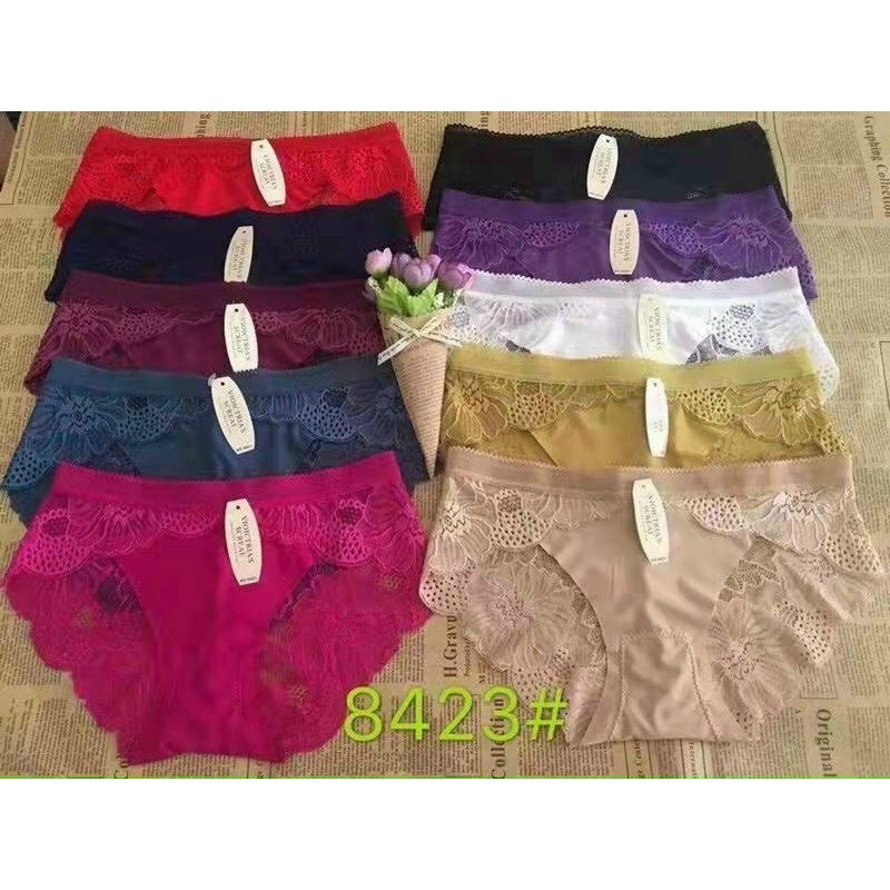 Lố 10 quần lót su ren mềm đẹp