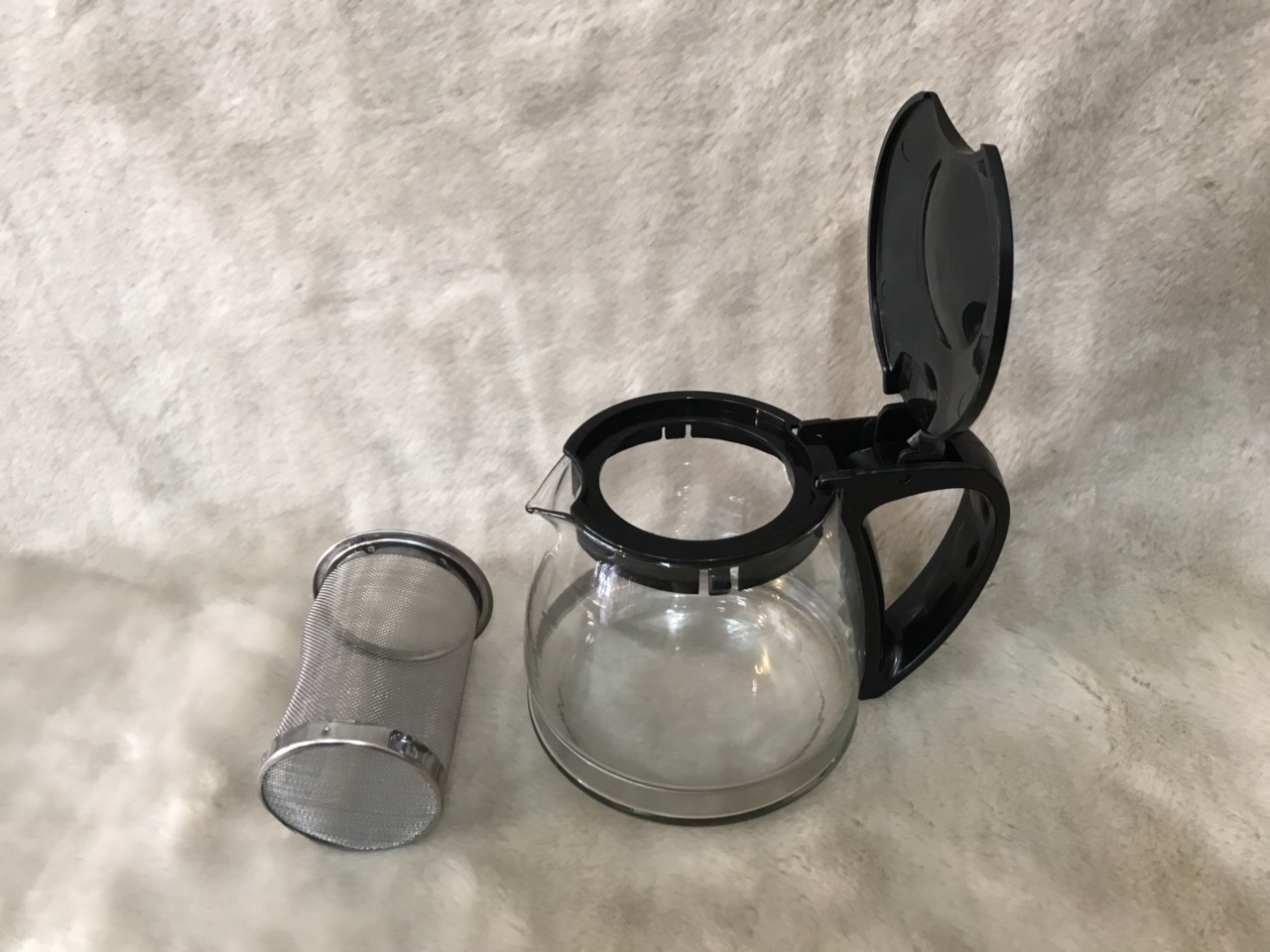 ẤM PHA TRÀ THỦY TINH LƯỚI LỌC 700ML