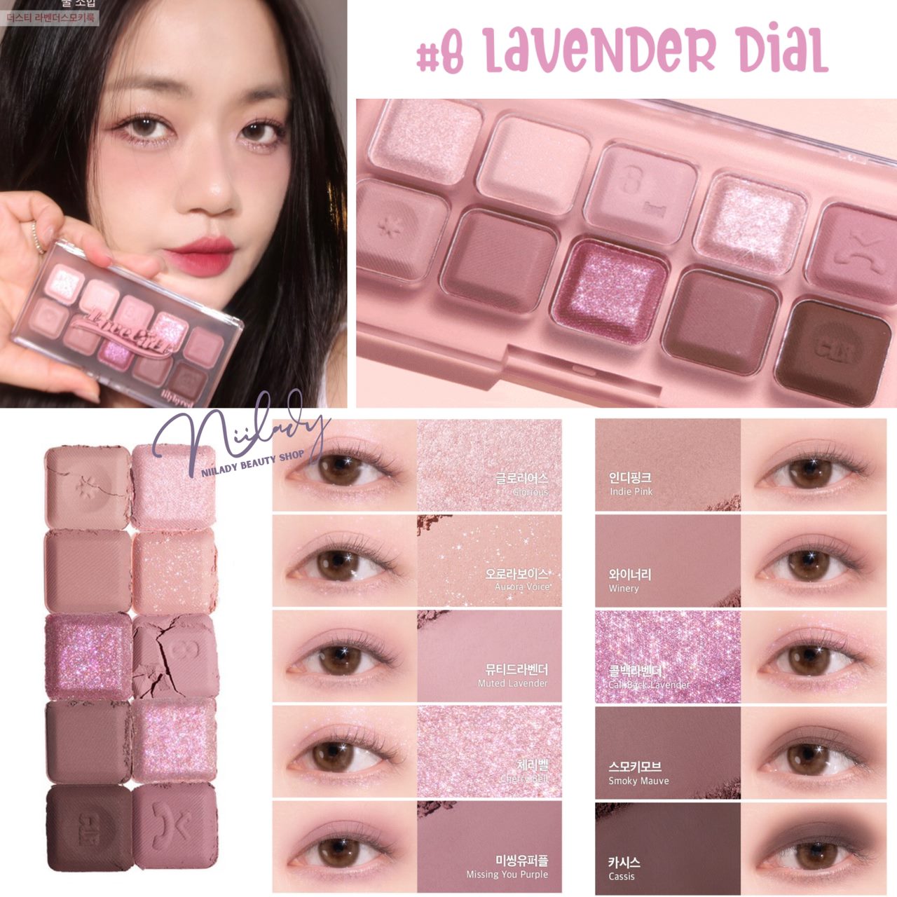 Bảng mắt Lilybyred Mood Keyboard Palette, Lilybyred Mood It Palette