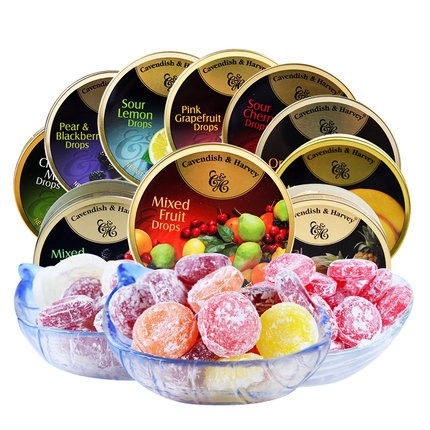 Kẹo Trái Cây Cavendish & Harvey Đức (Hộp Thiếc)