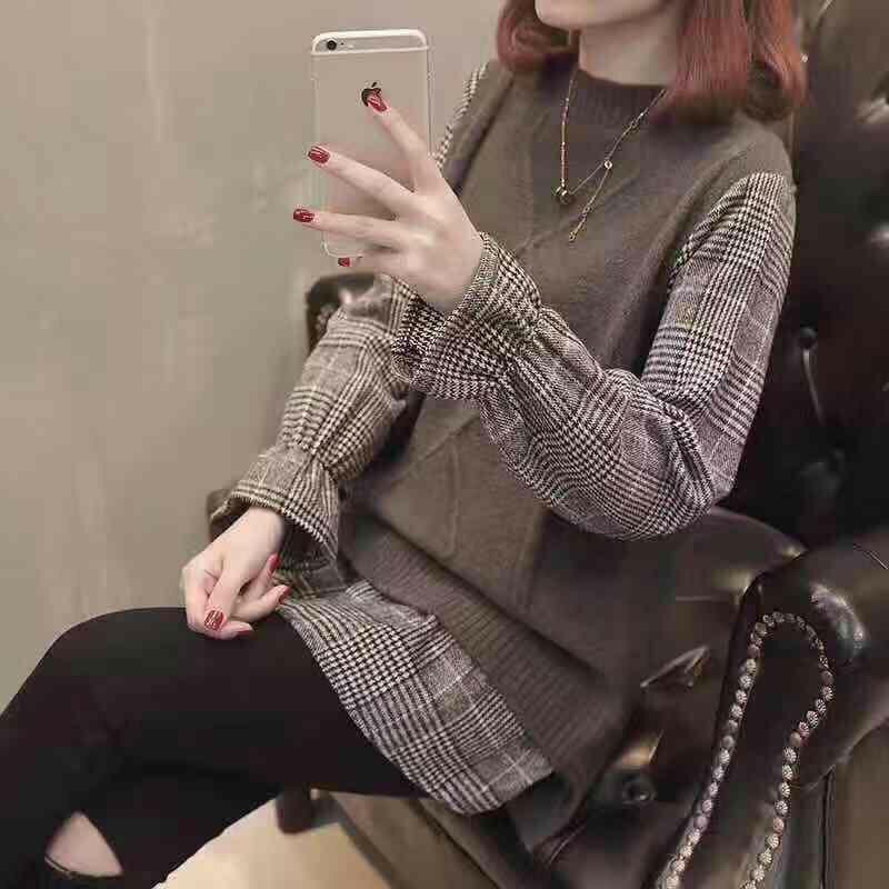 ÁO len phối nỉ