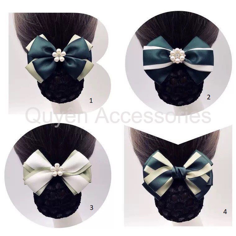 Kẹp búi nơ Hàn Quốc cao cấp ❤️Kẹp búi tóc công sở❤️ Hoa cài Tóc Đẹp/ Kẹp đính đá/ Phụ kiện cho nữ/ QUÀ TẶNG KHÁCH HÀNG