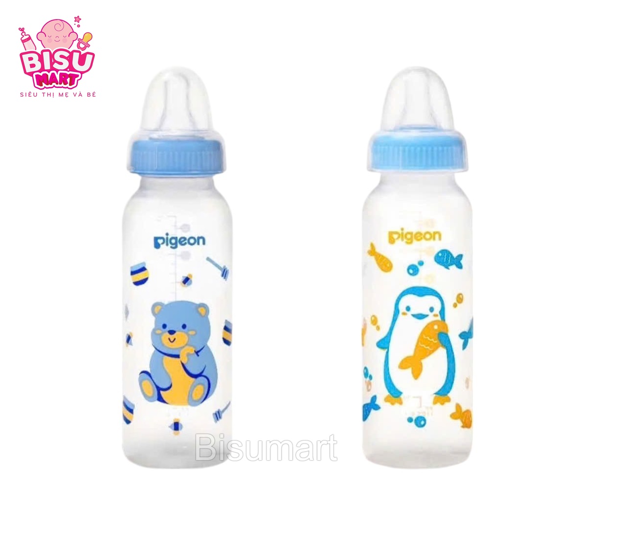 Bình Sữa cổ hẹp Pi.geon 240ml 120ml Bình Sữa PP Tiêu Chuẩn BPA Free