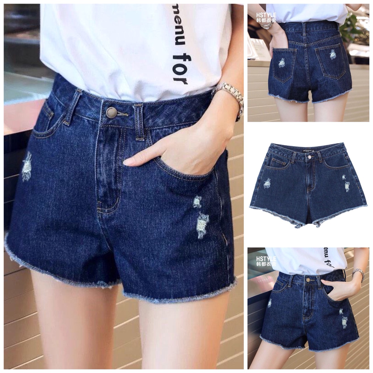 [FreeshipMAX] [HCM]Quần Short Nữ Quần Short Jean Nữ Co Giãn