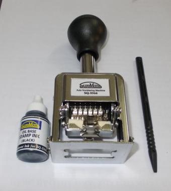 Máy đóng 6 số SureMark SQ-3366 - Auto Numbering machine