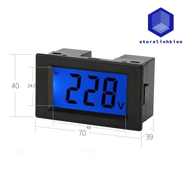 Đồng hồ đo điện áp AC 80~500v D85-120