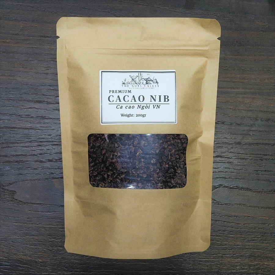 Hạt Cacao Bể - COCOA NIBS The Nuts Valley 200g