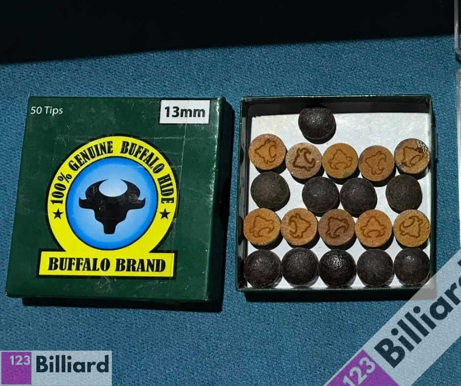 [SIÊU THỊ BIDA] Đầu cơ bida TRÂU 13.0mm 50 viên [ĐẦU CƠ CLB]